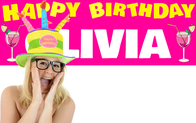 adult birthday banner