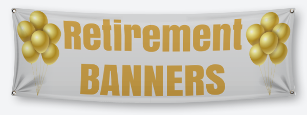 Personalised Retirement Banners